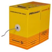 Кабель витая пара F/UTP кат.5e 4х2х24AWG solid CCA PVC INDOOR омедненный сер. (м) PROCONNECT 01-0142-3
