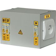 Ящик с понижающим трансформатором ЯТП 0.25 230/36В (2 авт. выкл.) 36 УХЛ4 IP30 IEK MTT12-036-0250