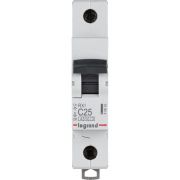 Выключатель автоматический модульный 1п C 25А 4.5кА RX3 ИЭК Leg 419666
